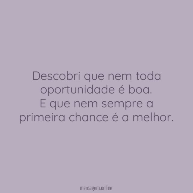 Oportunidades