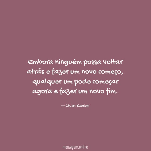 Começo e fim