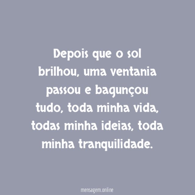 Tranquilidade