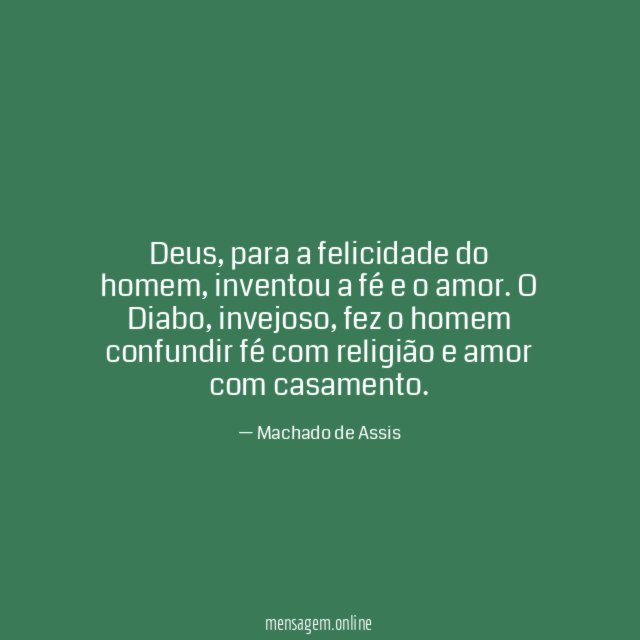 Fé e amor