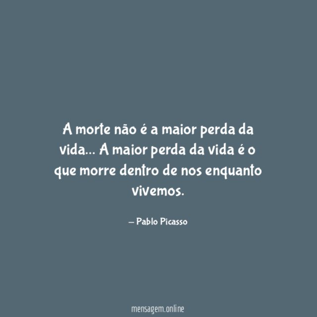 Maior perda da vida