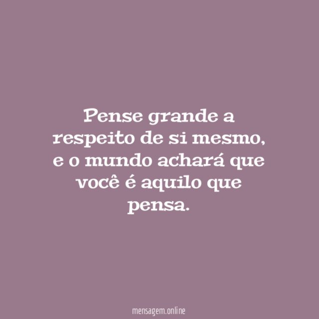 Pense Grande