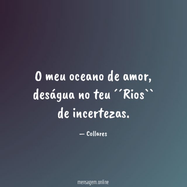O meu oceano de amor