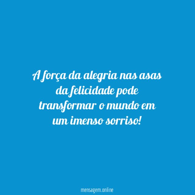 Imenso sorriso