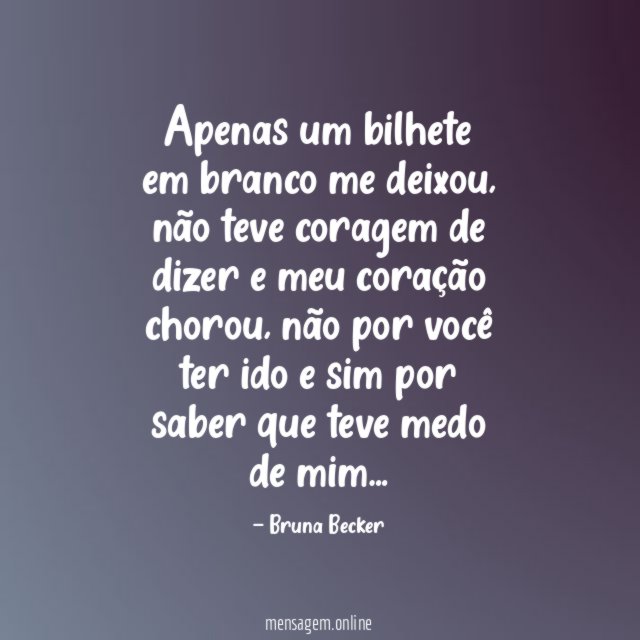 Medo de mim