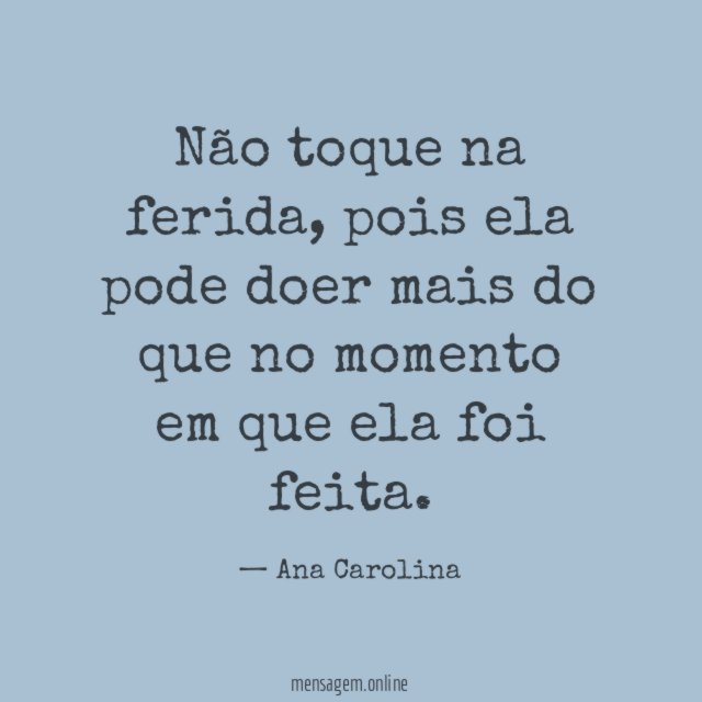 Toque na Ferida