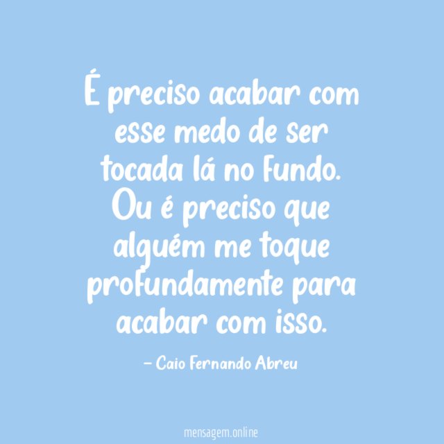 Sem medos