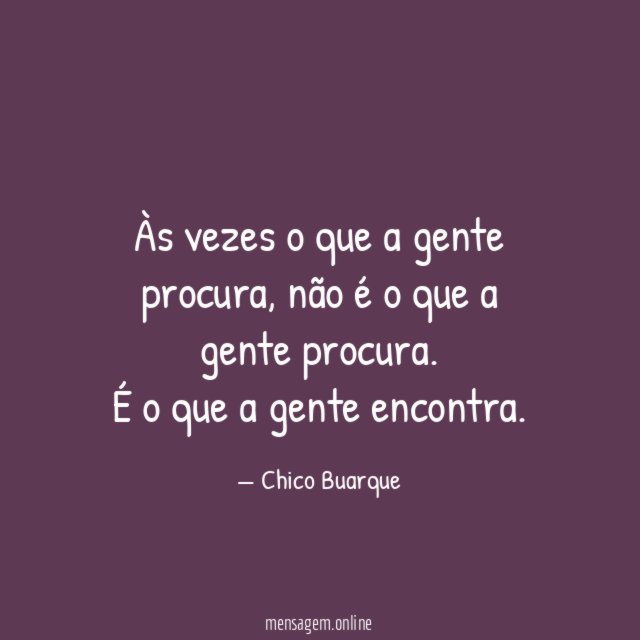 O que a gente encontra
