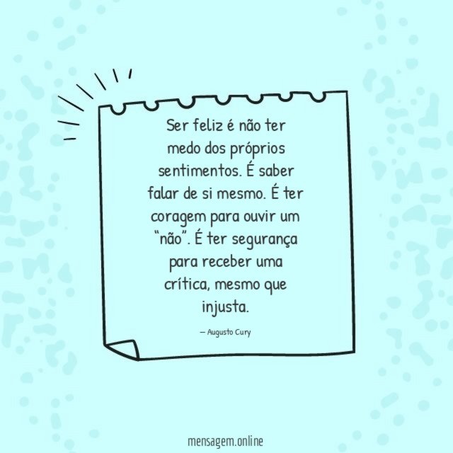 Como ser feliz