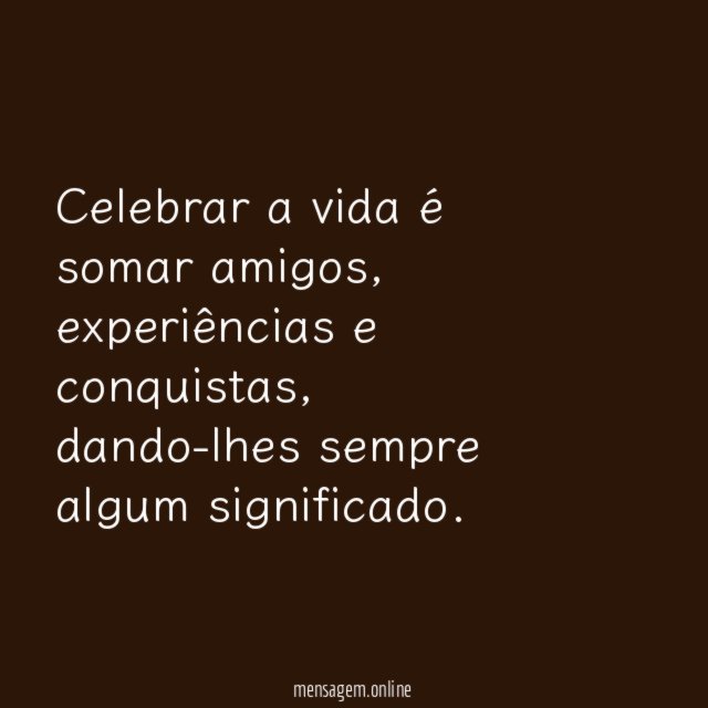 Celebrar a Vida