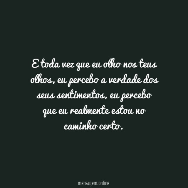 Caminho certo