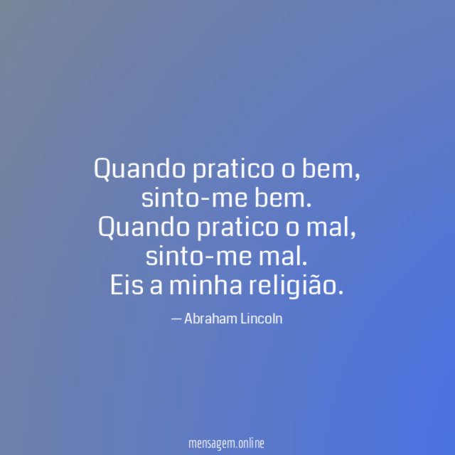 Pratique o bem