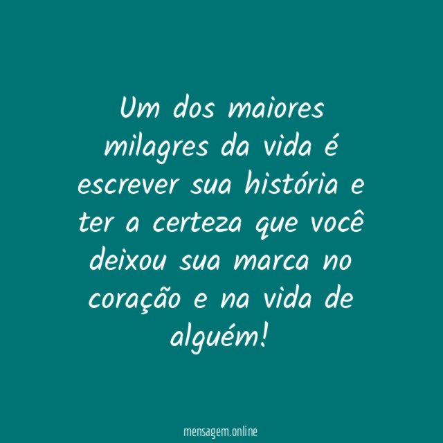 Milagre da vida
