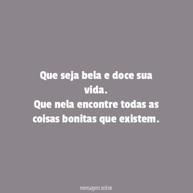 Coisas bonitas