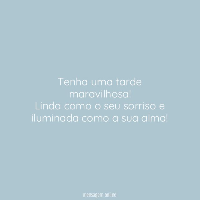 Tarde Maravilhosa