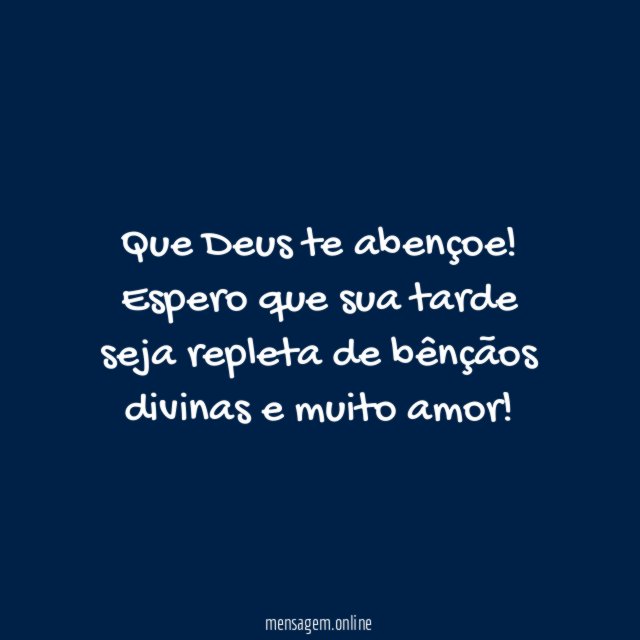 Deus te Abençoe