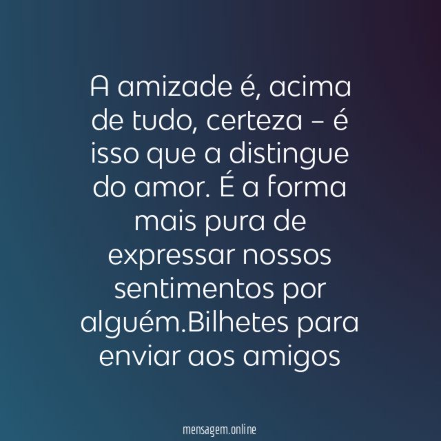 Distinção do Amor