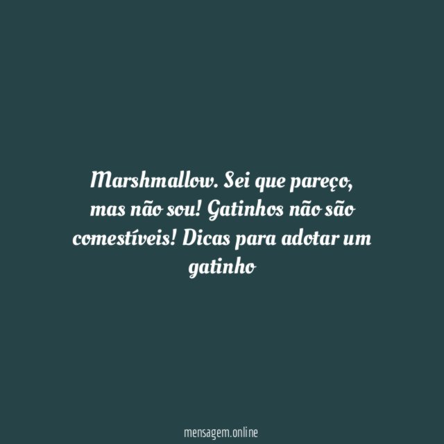 Eu não sou um…