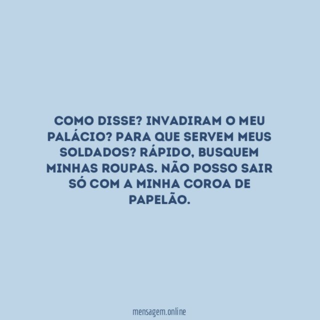Acabaram de invadir