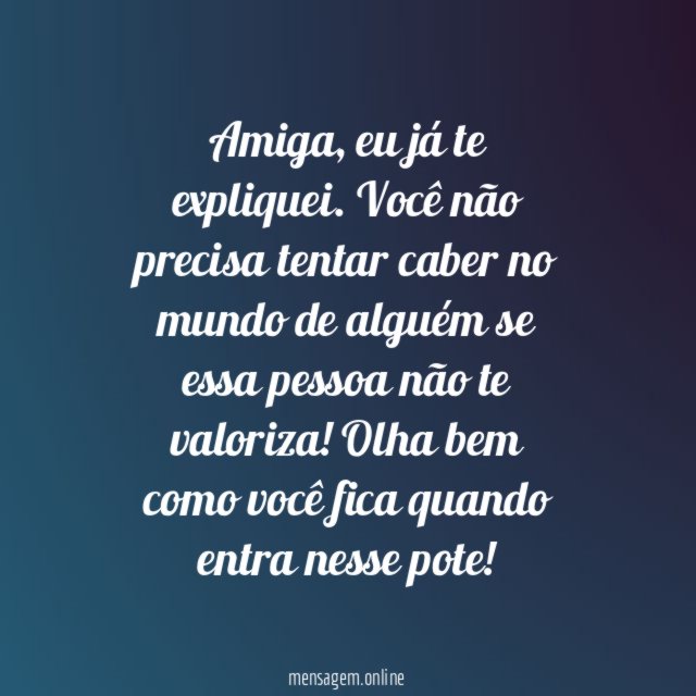 Você é maior que isso