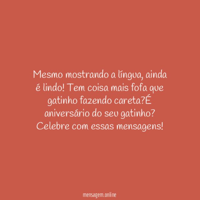 Aqui pra você!