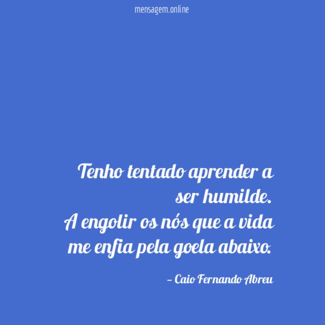 Ser Humilde