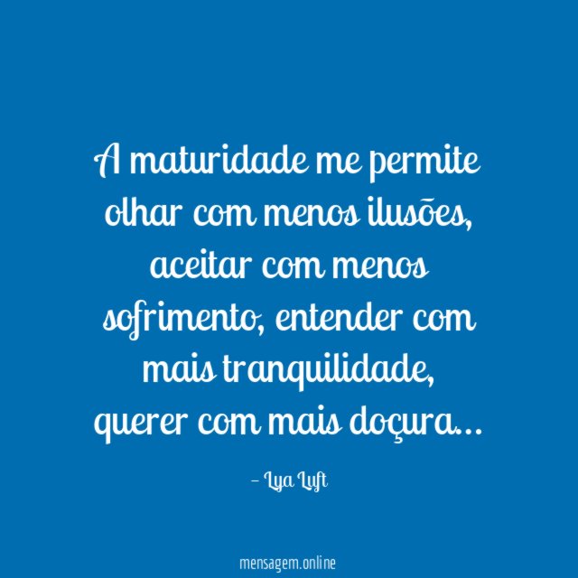 Maturidade