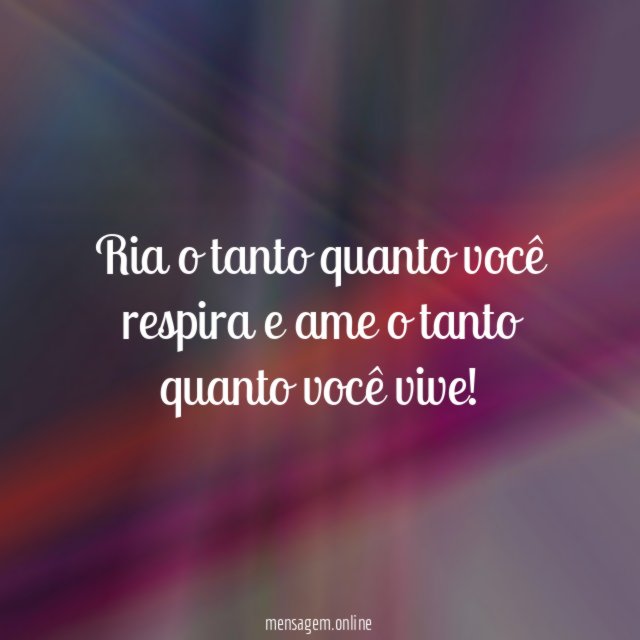 Ria, ame e viva