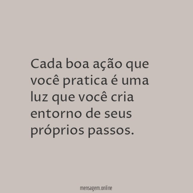 Boa ação