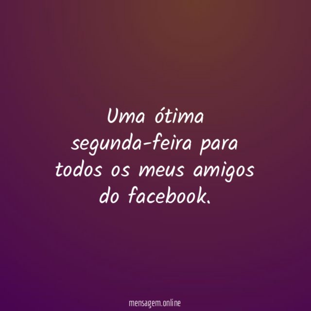 Ótima Segunda-feira