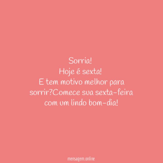 Sorria!