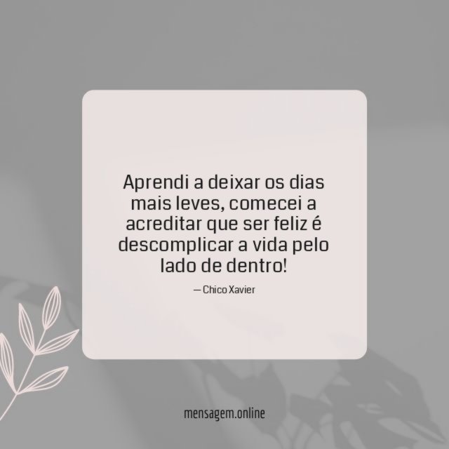 Descomplicar a vida