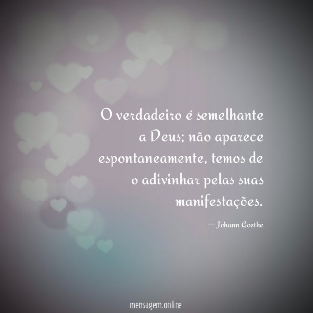 O verdadeiro é semelhante a Deus