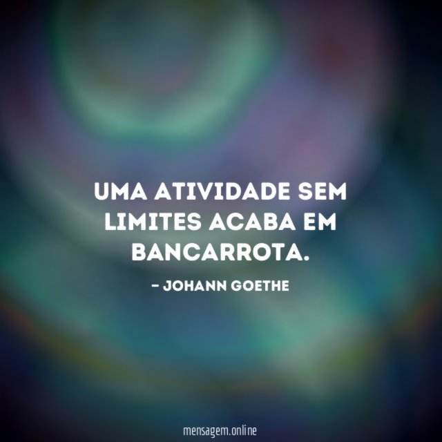 Uma atividade sem limites acaba em bancarrota