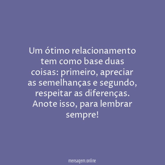 Acolha o outro!