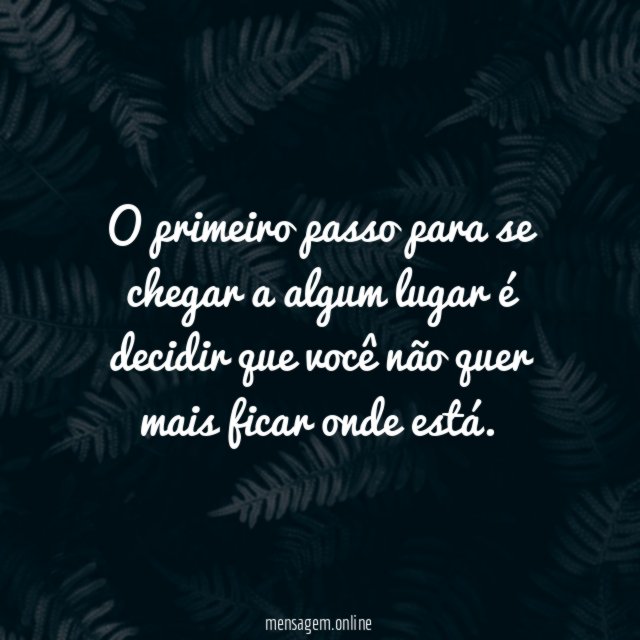 Dê o primeiro passo…