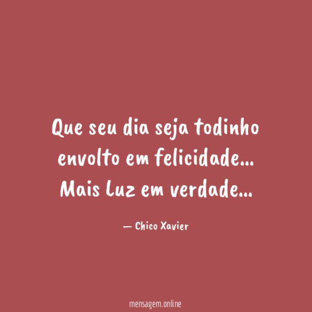 Bom Dia!