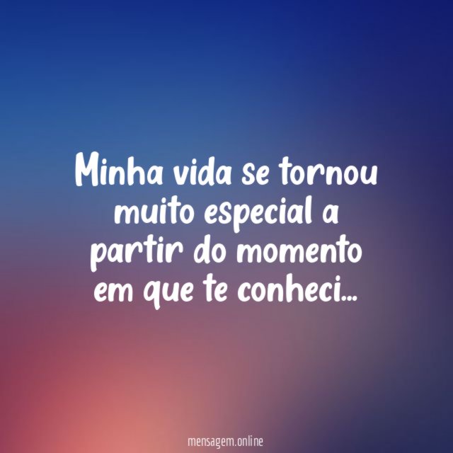 Meu mundo é você!