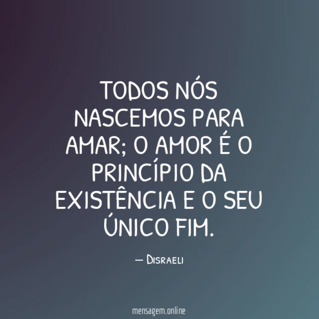 Nascemos para amar
