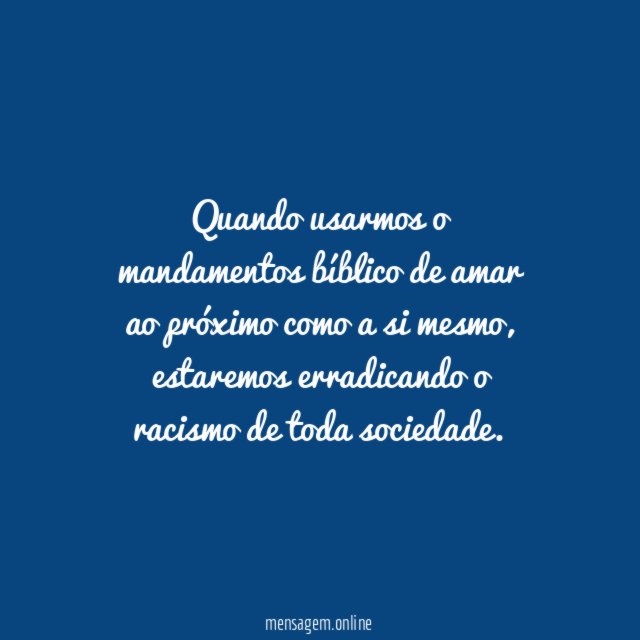 Erradicando o racismo