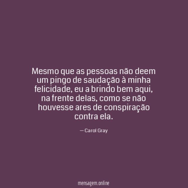 Brindo a felicidade