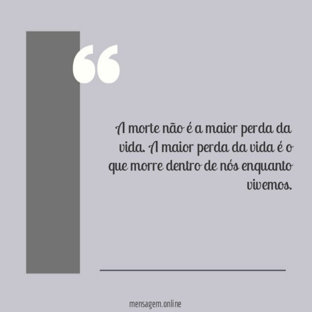 Perda da Vida