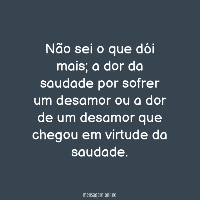 O que dói mais