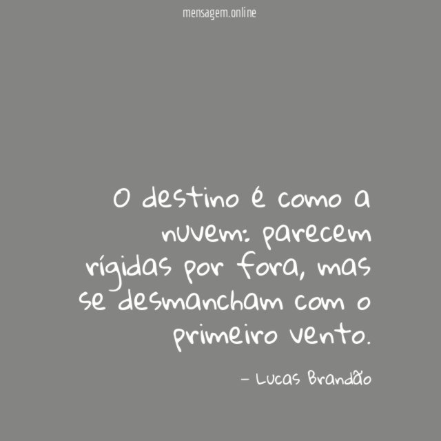 O destino