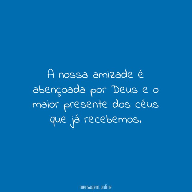 Nossa Amizade