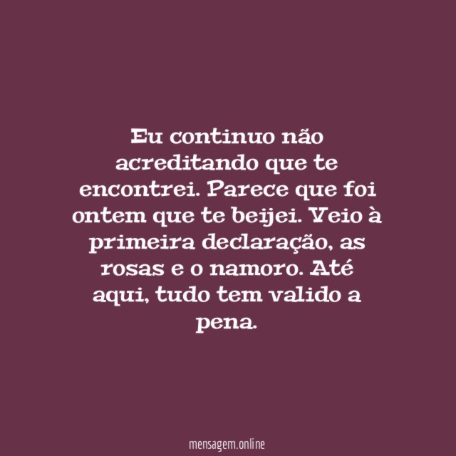 Declaração de amor