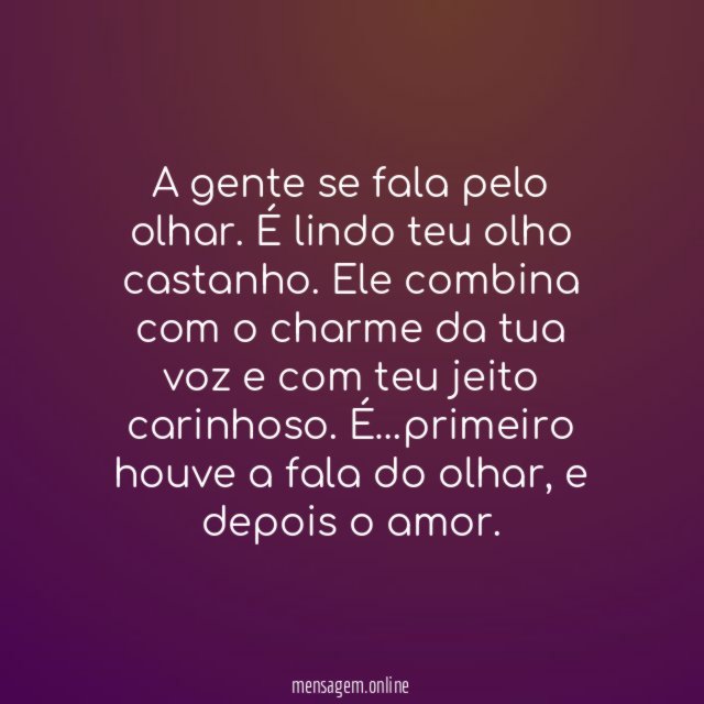 Olhar do amor