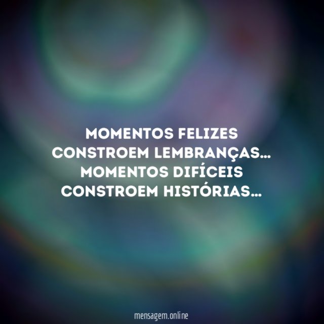 Lembranças e histórias
