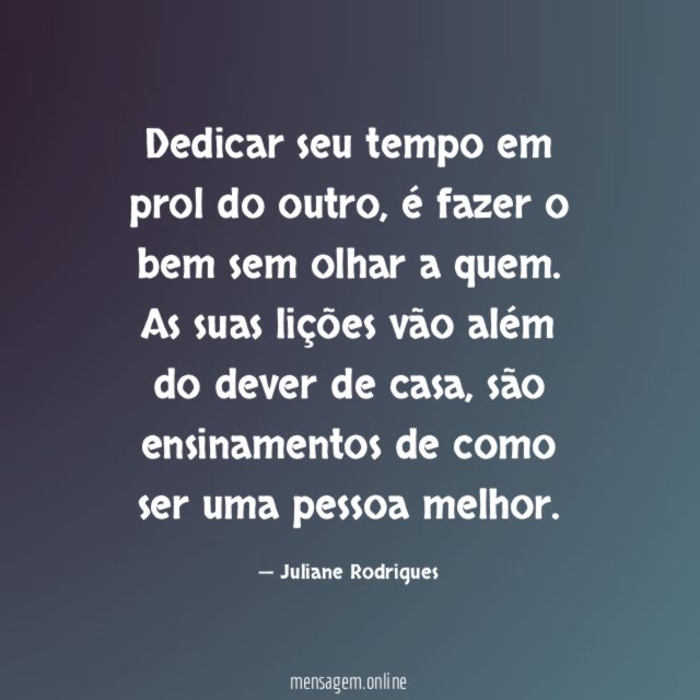 Suas lições