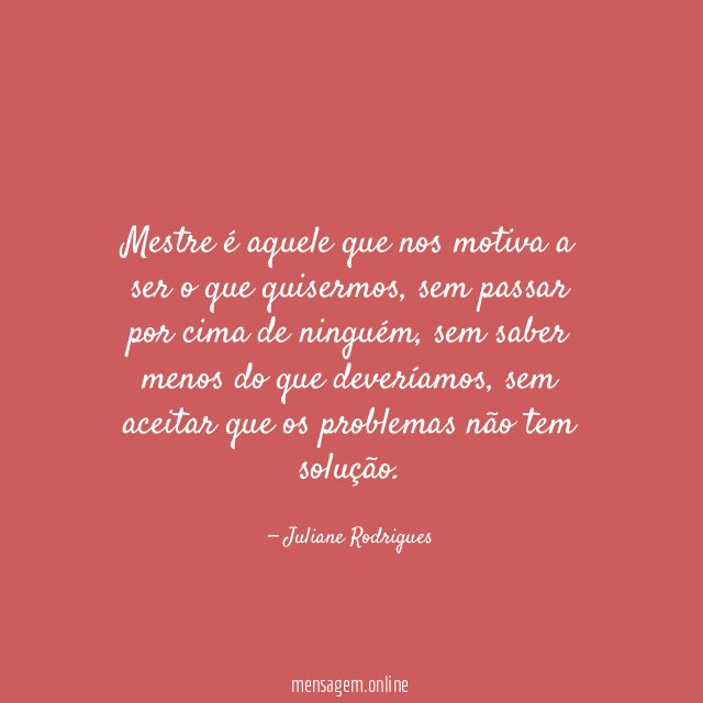 Ser mestre